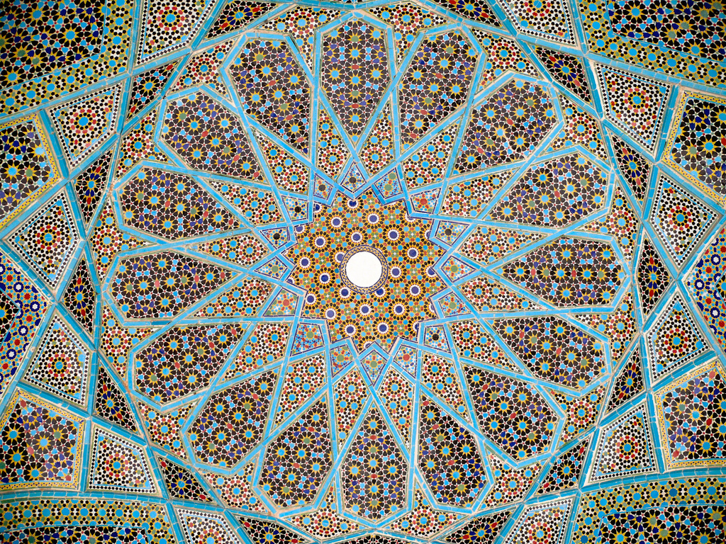 Οροφής από τον τάφο του Hafez , Πέρση ποιητή του 14ου αιώνα.