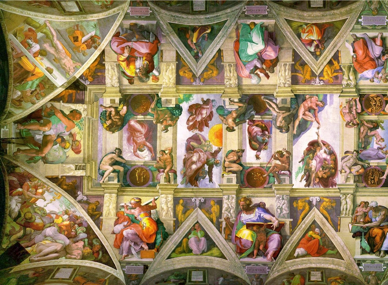 Sistine Chapel (στα ιταλικά : Cappella Sistina) είναι το πιο γνωστό ξωκλήσι στο αποστολικό παλάτι, την επίσημη κατοικία του Πάπα στο Βατικανό. Είναι διάσημο για την αρχιτεκτονική του, που θυμίζει τον ναό του Σολομώντα της Παλαιάς Διαθήκης και για την διακόσμηση του, η οποία έχει τοιχογραφίες από τους μεγαλύτερους καλλιτέχνες της Αναγέννησης, συμπεριλαμβανομένων του Michelangelo, Raphael, Bernini και Sandro Botticelli. Υπό τις οδηγίες του Πάπα Julius II, ο Μιχαήλ Άγγελος ζωγράφισε 1.100 m2 στην οροφή του παρεκκλησίου μεταξύ του 1508 και 1512. Σήμερα το τμήμα αυτό του ναού και ιδίως το 'The Last Judgement' (Η Τελική Κρίση), πιστεύεται ευρέως ότι είναι από τα κορυφαία επιτεύγματα του Μιχαήλ Αγγέλου στη ζωγραφική.